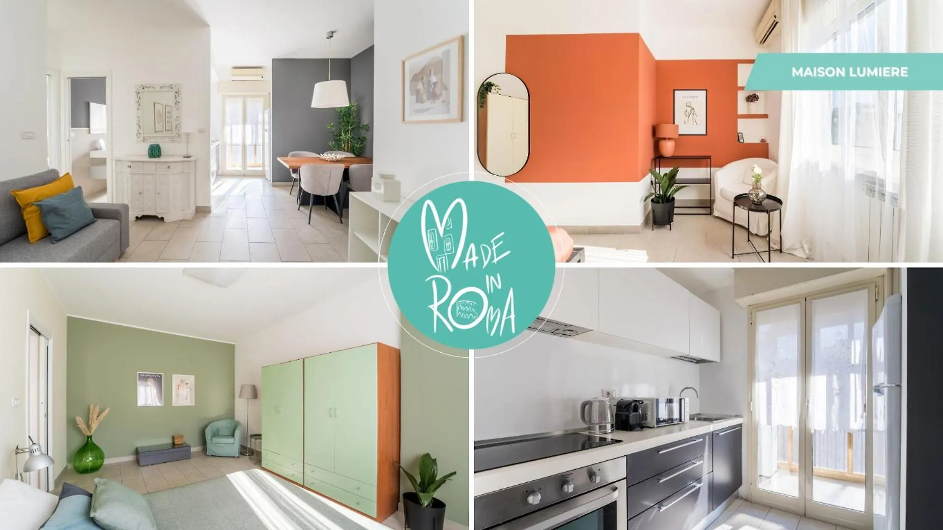Apartament Maison Lumiere, Design Apt 5 Min From Tiburtina Station Włochy